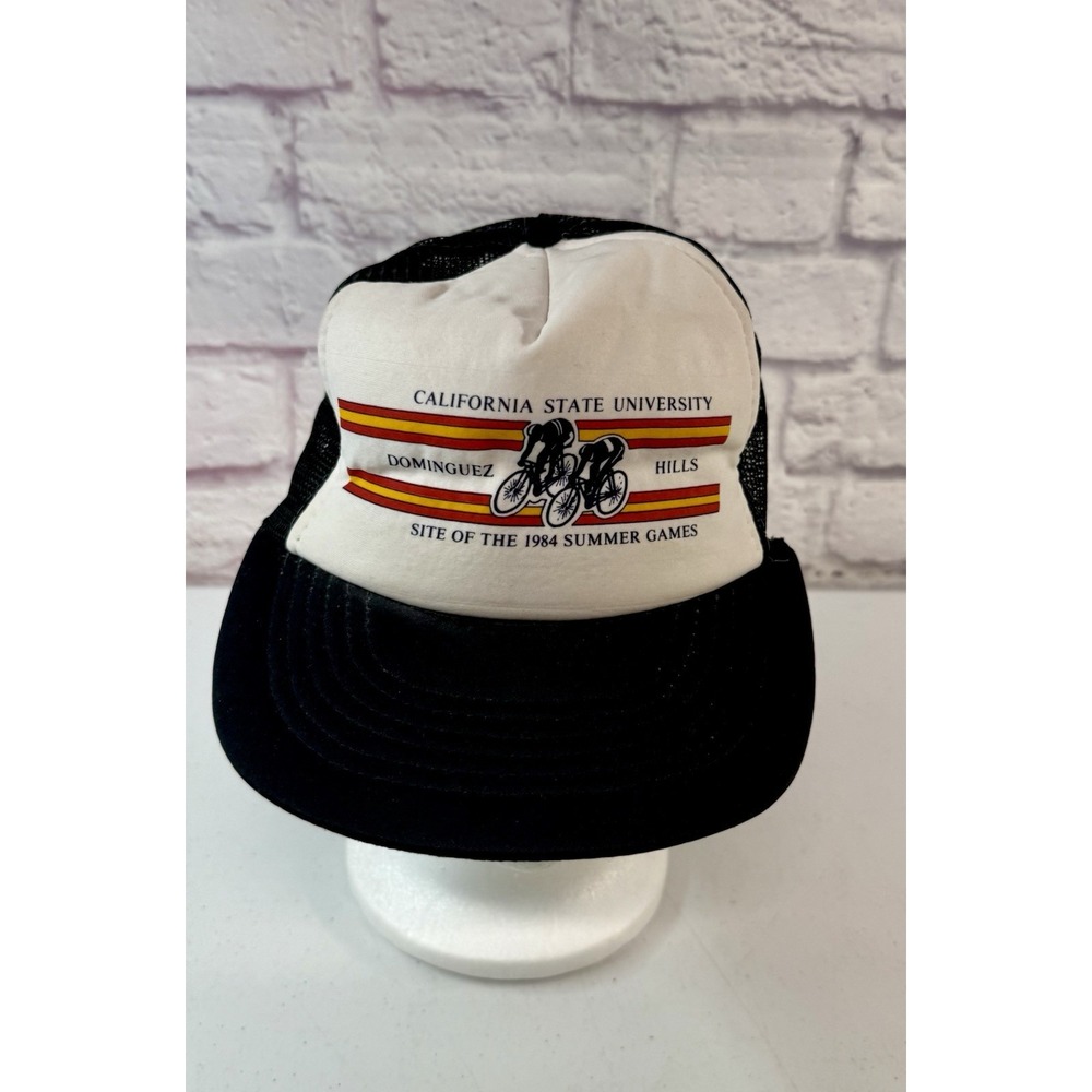 Vintage California State University 1984 Summer Games Trucker Hat Snapback Cal